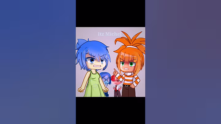 Joy vs Anxiety #gacha #gachalife #insideout2 #insideout #gachaclub #gachaedit #shorts