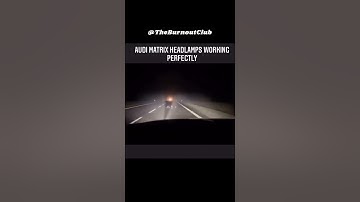 NEW AUDI MATRIX HEADLIGHT TECHNOLOGY AT WORK 🤯🔥... #shorts #cars #audi