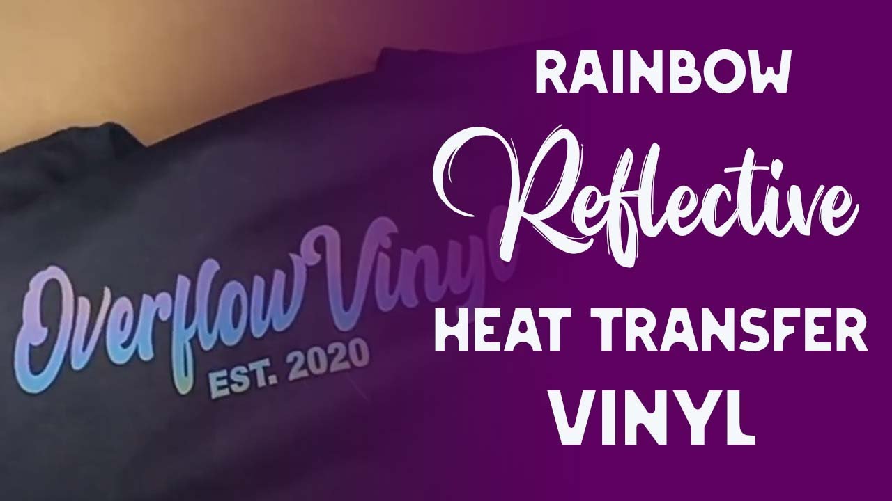 Black Reflective Heat Transfer Vinyl (HTV)