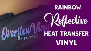 How to use HTVRONT HTV Chameleon Heat Transfer Vinyl using Cricut Maker /  Easy Iron on Vinyl 