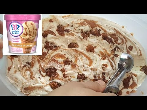 آيس كريم باسكن روبنز بنكهة التوفي لذيذ