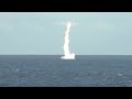 Пуск ракеты «Калибр» с атомной подлодки «Северодвинск» из подводного положения