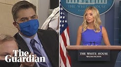 ‘Are you saying Trump never lies?’: reporters quiz McEnany over White House Twitter feud