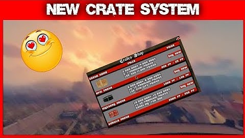 NEW CRATE SYSTEM [SA:MP SCRIPTING]