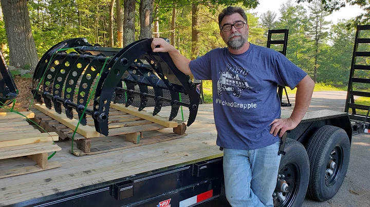 Our Everything Attachments Wicked55 Grapple for Our Kioti CK2610 Tractor Finally Came In!