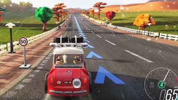HOW BIG IS THE MAP in LEGO Speed Champions (FH4)? Drive Across the Map (65 mph)