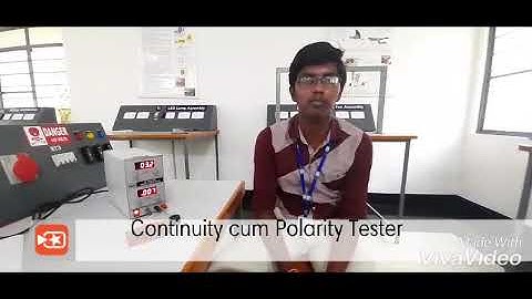 Continuity cum polarity tester experiment