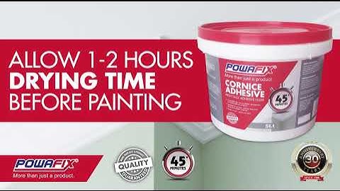 Powafix Cornice Adhesive Demo Video