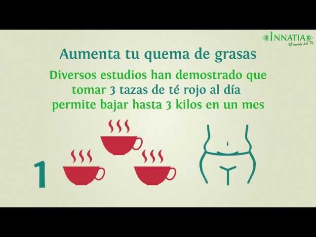 El te rojo chino sirve para bajar de peso