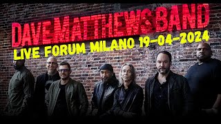 Dave Matthews Band live al Mediolanum Forum 19 04 2024 Vlog