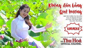 Karaoke chèo: Không Đâu Bằng Quê Hương | Song ca cùng NS Thu Hòa [Ultra HD 4K]