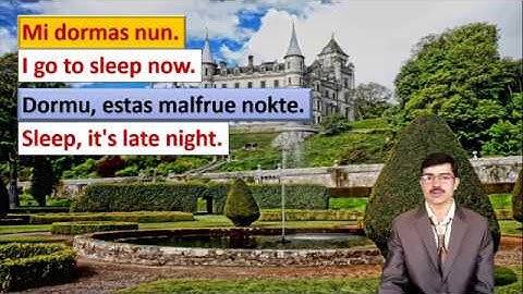 Learn Esperanto Language Sample lecture Common Verbs – Part 1