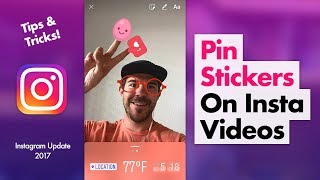 How to Pin Stickers to Your Instagram Video