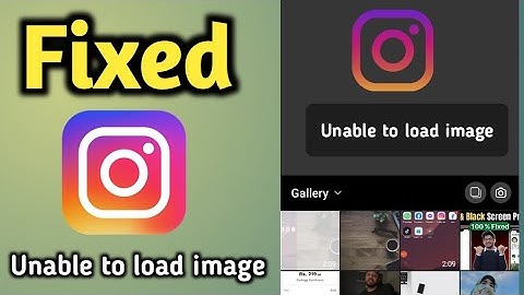 Unable to load image instagram