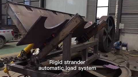 How to working of automatic loading bobbin system of rigid strander?