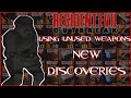 Resident Evil Outbreak File 1 Unused and Cut Weapons! New Discoveries