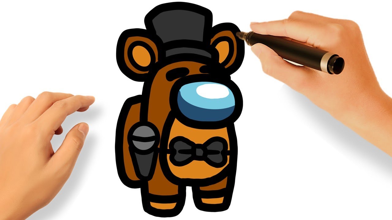 Como DESENHAR o FREDDY FAZBEAR - Como DIBUJAR a FREDDY FAZBEAR