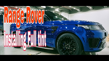 RANGE ROVER # Installing Full window Tint