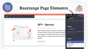 Hoe elementen in Carrd (sectiebeheer) te verplaatsen