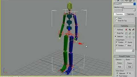 3D Buzz - 3Ds Max - Legacy Video Training: 06. Human IK Introduction - 07. Keyframing