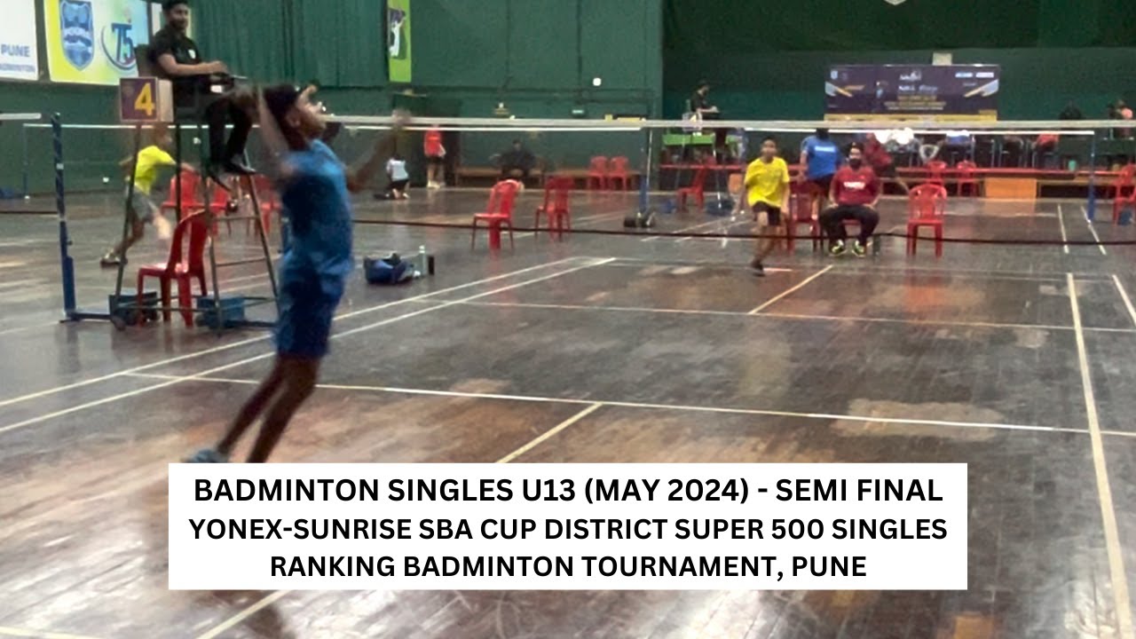 M187 - Under 13 Badminton Singles - SEMI FINAL | YONEX-SUNRISE SBA CUP ...