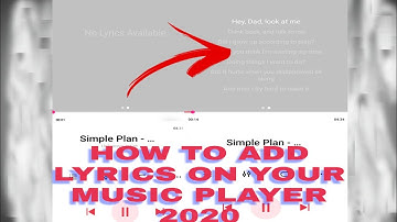 BEST WAY ON HOW TO ADD LYRICS ON YOUR ANDROID PHONE MUSIC PLAYER 2020