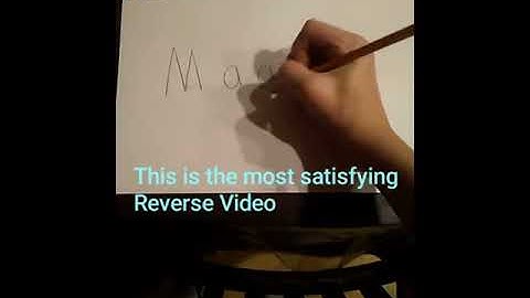 The most Satisfying Reverse Video