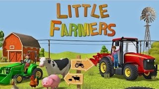 Petits agriculteurs - tracteurs, moissonneuses et animaux de la ferme pour les enfants