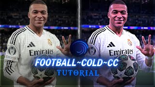 Football Cold CC | My Main CC | Alight Motion Tutorial #tutorial #cc