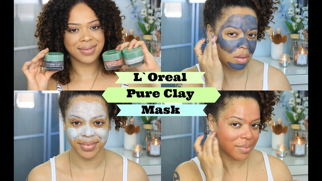 NEW | Pure Clay Mask | Review and Demo | Oily Skin - YouTube