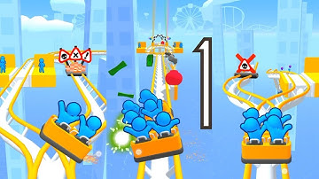 runner coaster gameplay all levels android.ios