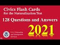 US Citizenship Naturalization Test 2020 2021 (OFFICIAL 128 TEST QUESTIONS & ANSWERS)