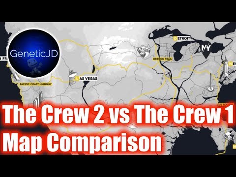 The Crew map - TheSixthAxis