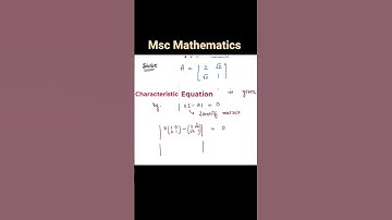 Eigen Values | Linear Algebra #maths #linearalgebra #shorts  #mathematics #mathslecture #education