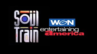 Soul Train Closing/DCP & Tribune Entertainment logo on WGN Entertaining America (October 23,1999)