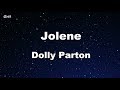 Jolene - Dolly Parton Karaoke 【No Guide Melody】 Instrumental