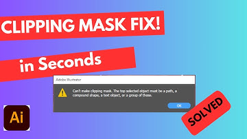 Clipping Mask Won’t Work? Do THIS in Illustrator!