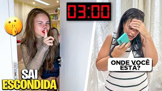 SAI ESCONDIDO DE MADRUGADA E MINHA MÃE SURTOU!!