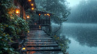 Relieve Insomnia In 5 Minutes With Rain Sounds On Porch | Sounds For Sleeping, Relaxing & Healing