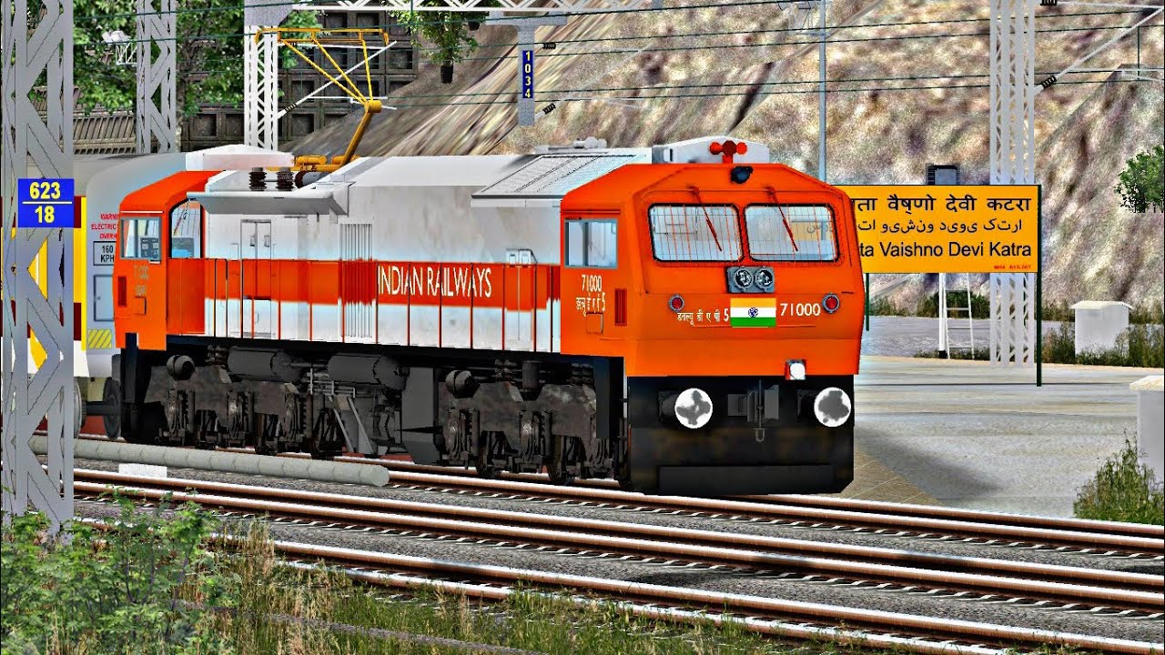 WDAP5 Trail Run || ELECTRIC TO DIESEL SWITCH || DIESEL TO ELECTRIC SWITCH || WDAP5 Loco || By MSA