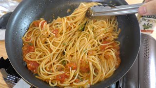 パスタ（トマトのパスタ）｜フリーランス料理人の部屋さんのレシピ書き起こし