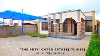 OMG! BUDGET HOMES WITH A DSQ CAR SHADE BUSH HAMMERED STONE🧱 A GATED ESTATE (17units)This is it💯