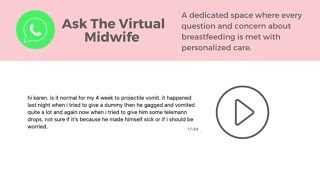 Ask The Virtual Midwife - Projectile Vomiting