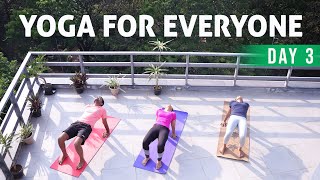 Day 3 of 15 days Daily Yoga Routine for Beginners (Follow Along) | Yoga for Beginners