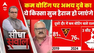 Abhay Dubey ने कम वोटिंग पर जो कहा उससे BJP के लिए खतरा | Loksabha Election 2024 | Sandeep Chaudhary