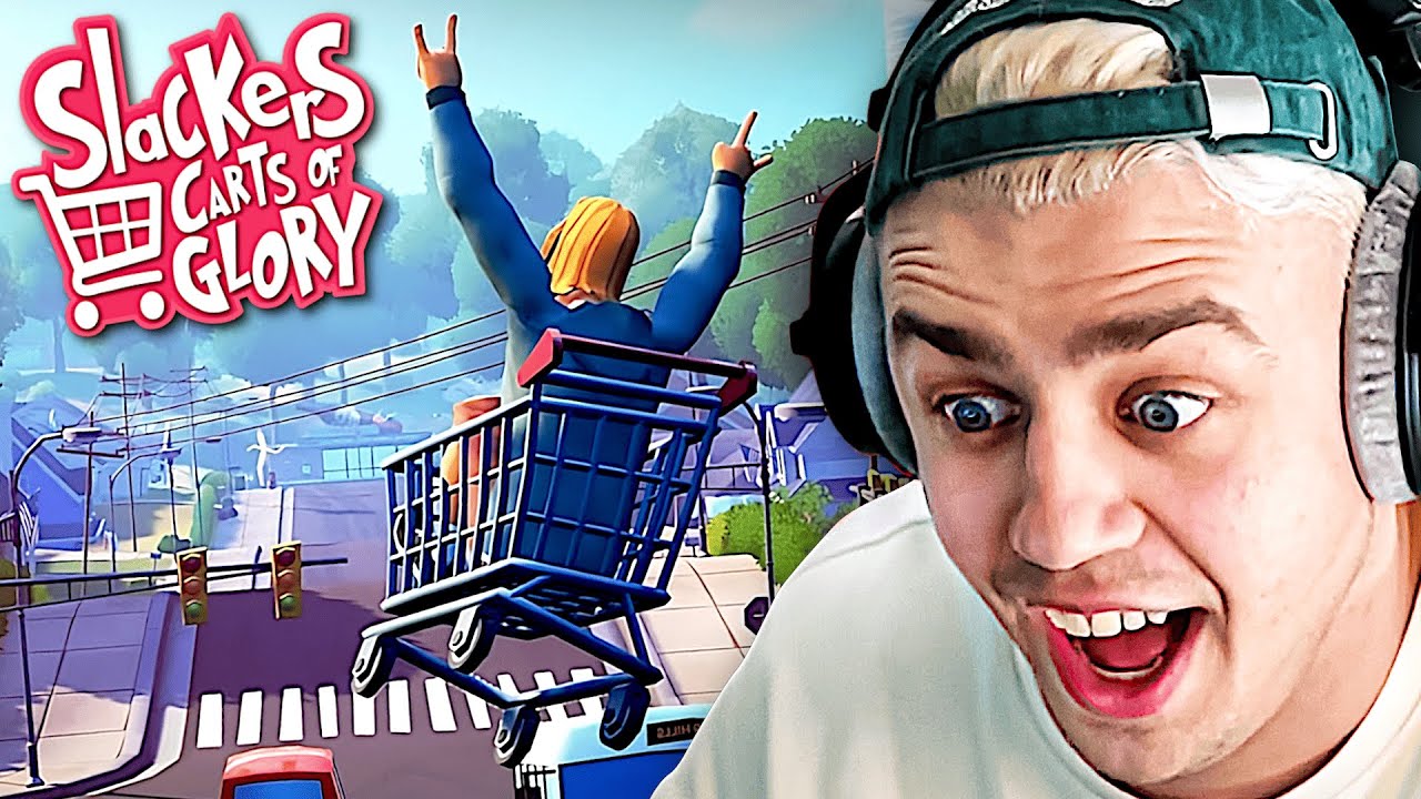 Papaplatte spielt Slackers - Carts of Glory mit Niek, Kroko & Rumathra