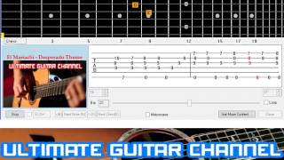 Video-Miniaturansicht von „[Guitar Solo Tab] El Mariachi - Desperado Theme (Antonio Banderas)“