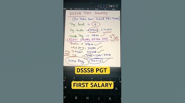 DSSSB PGT SALARY ,DELHI GOVERNMENT SCHOOL TEACHER #dsssb #pgtprepration2024
