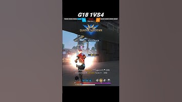 G18 1vs4 CLUTCH 🔥 UNSTOPPABLE MOMENT in FREE FIRE 😱 | #Shorts #Odisha