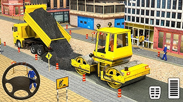 City Road Builder Construction 3D - Offroad Highway JCB Excavator Simulator - Android Gameplay